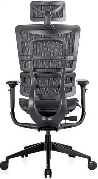 MERCURY Ergonomická kancelárska stolička ORION JNS-801, čierna sieťovina W-51 (vzorovaná), čierny kríž