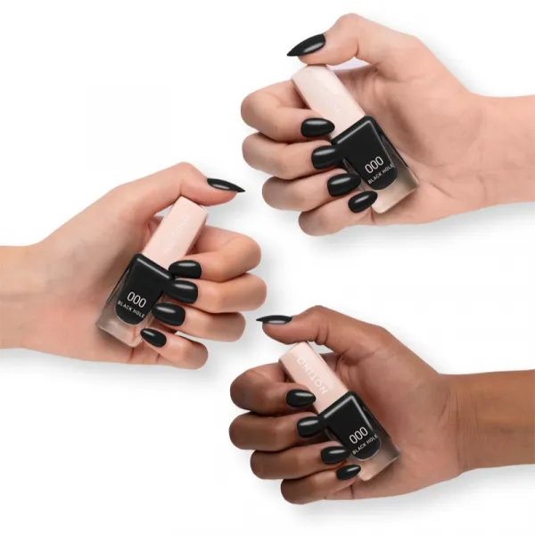 Notino Gel Effect Nail Polish lak na nechty s gélovým efektom Black Hole 10 ml