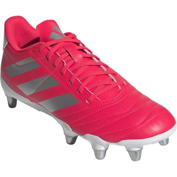 adidas KAKARI SG Pánske kopačky na rugby, červená, veľkosť 42 2/3
