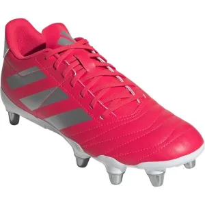 adidas KAKARI SG Pánske kopačky na rugby, červená, veľkosť 42 2/3