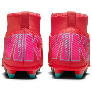 Nike JR SUPERFLY 10 CLUB FG/MG Detské kopačky, červená, veľkosť 36