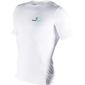GAMEPATCH COMPRESSION SHIRT Kompresné unisex tričko, biela, veľkosť