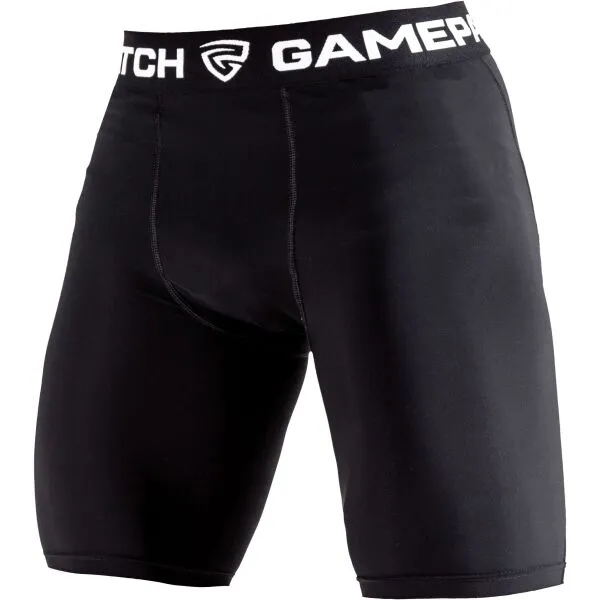 GAMEPATCH COMPRESSION SHORTS Kompresné unisex šortky, čierna, veľkosť