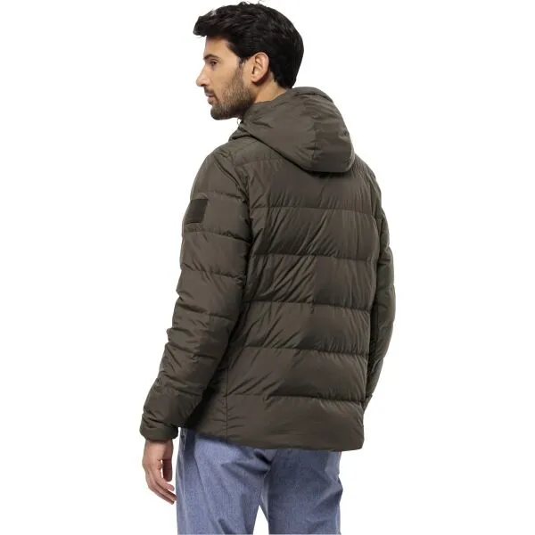 Jack Wolfskin COLONIUS JKT M Pánska zimná bunda, hnedá, veľkosť