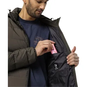 Jack Wolfskin COLONIUS JKT M Pánska zimná bunda, hnedá, veľkosť