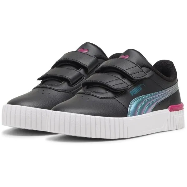Puma CARINA 2.0 BOUNCY SKY V PS Dievčenská vychádzková obuv, čierna, veľkosť 28