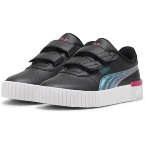 Puma CARINA 2.0 BOUNCY SKY V PS Dievčenská vychádzková obuv, čierna, veľkosť 28