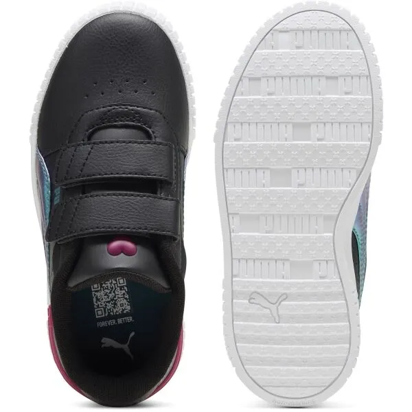 Puma CARINA 2.0 BOUNCY SKY V PS Dievčenská vychádzková obuv, čierna, veľkosť 28