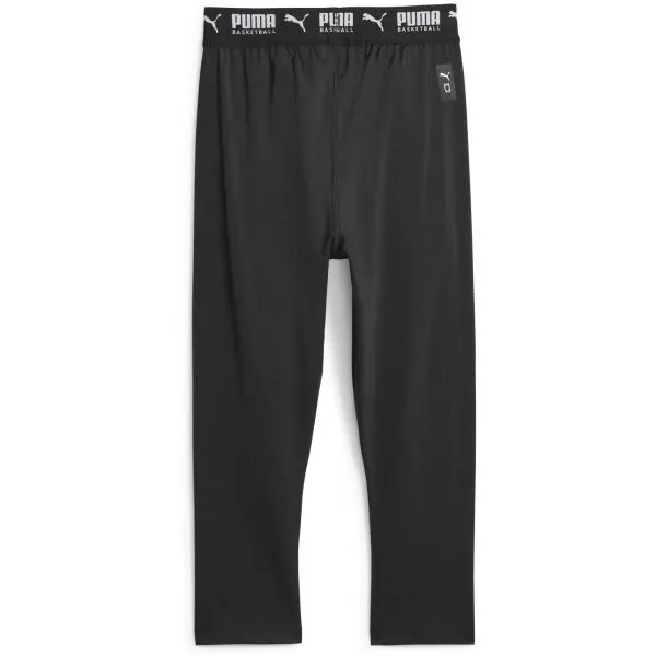 Puma HOOPS TEAM 3/4 TIGHT BASELAYER Basketbalové elastické nohavice, čierna, veľkosť