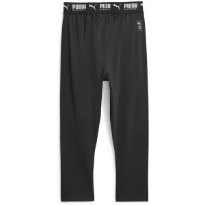 Puma HOOPS TEAM 3/4 TIGHT BASELAYER Basketbalové elastické nohavice, čierna, veľkosť