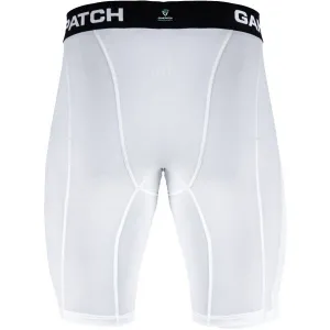 GAMEPATCH COMPRESSION SHORTS Kompresné unisex šortky, biela, veľkosť