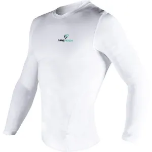 GAMEPATCH COMPRESSION SHIRT Kompresné unisex tričko, biela, veľkosť