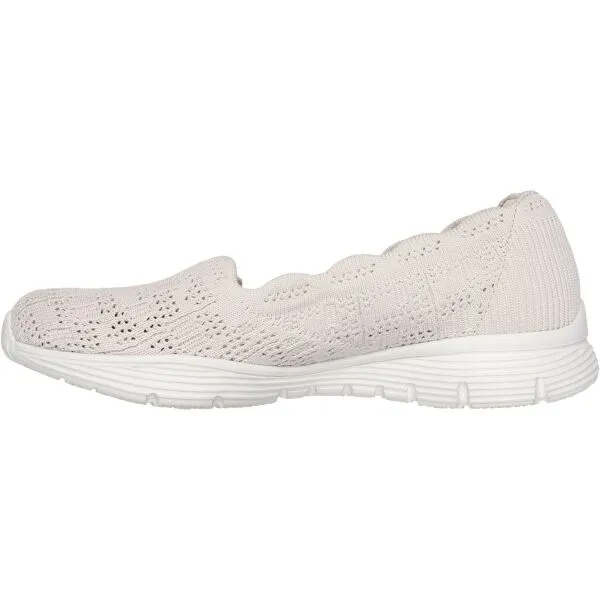 Skechers SEAGER - HIGHERSELF Dámska slip-on obuv, béžová, veľkosť
