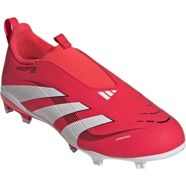 adidas PREDATOR LEAGUE LL FG/MG J Detské kopačky, červená, veľkosť