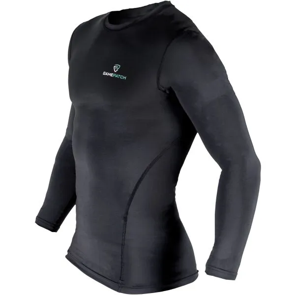 GAMEPATCH COMPRESSION SHIRT Kompresné unisex tričko, čierna, veľkosť