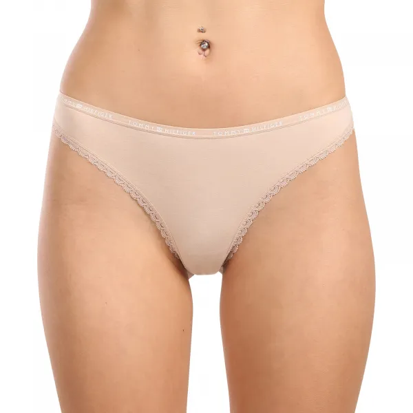 3PACK dámske tangá Tommy Hilfiger viacfarebná (UW0UW05954 0VI) M