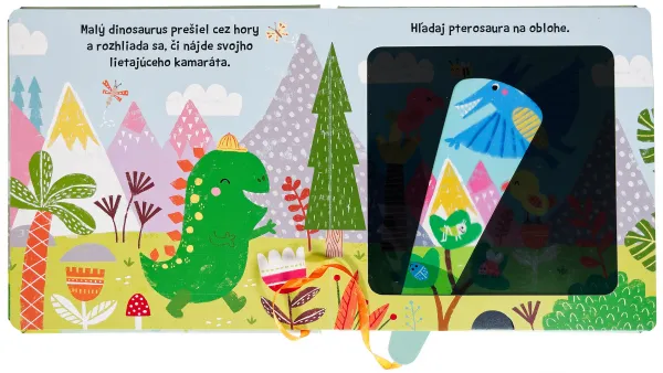 Malý dinosaurus hľadá kamarátov s kúzelnou baterkou