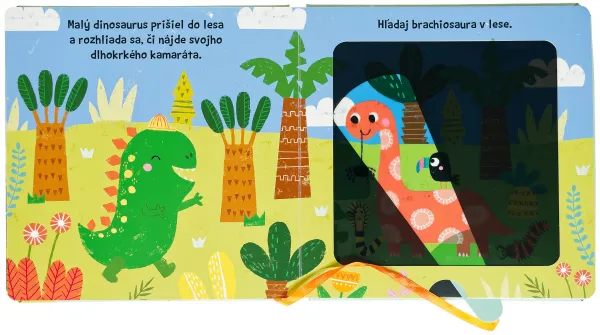 Malý dinosaurus hľadá kamarátov s kúzelnou baterkou