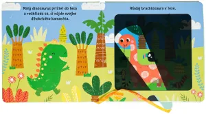Malý dinosaurus hľadá kamarátov s kúzelnou baterkou