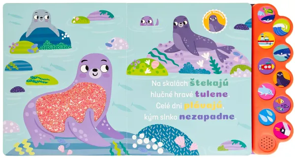 Oceán Zvuková kniha s hmatovými prvkami
