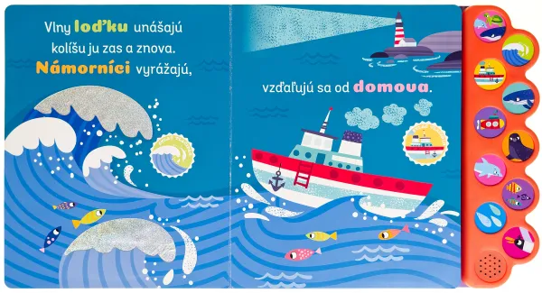 Oceán Zvuková kniha s hmatovými prvkami