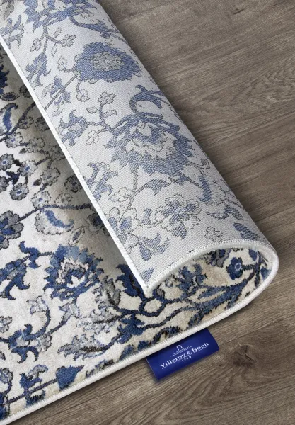 Villeroy & Boch - Hanse Home koberce Behúň Villeroy & Boch 106120 Cream, Blue - 80x240 cm