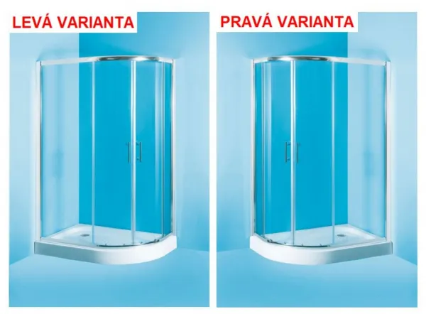 OLSEN SPA - Sprchovací asymetrický kút s vaničkou IBIZA II - Farba rámu zásteny - Hliník chróm, Rozmer A - 120, Rozmer B - 80, Smer zatváranie - Pravé (DX), Výplň - Číre bezpečnostné sklo - 5 mm OLBIBI212P