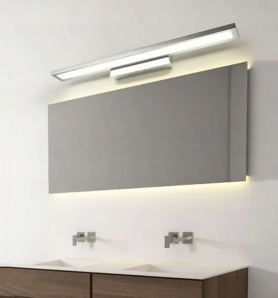 TooLight Kúpeľňové svietidlo 80CM APP841-1W strieborné