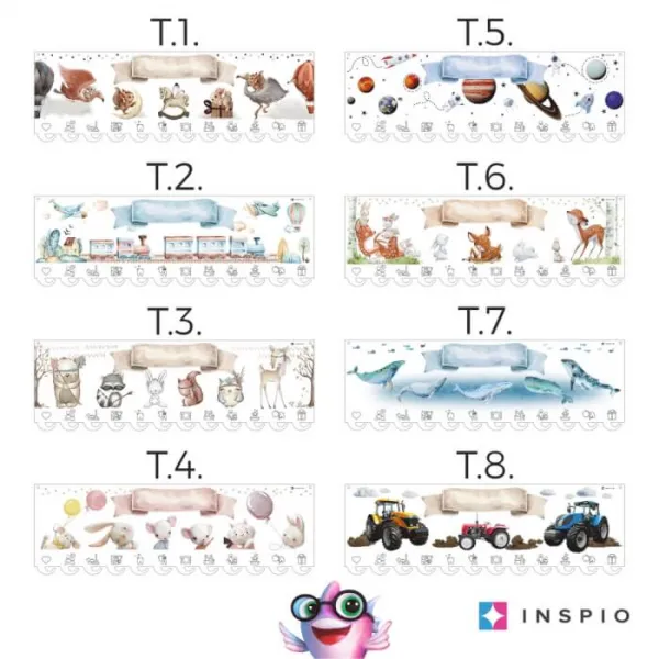INSPIO Motivačná tabuľka pre deti – hravá dekorácia s odmenami