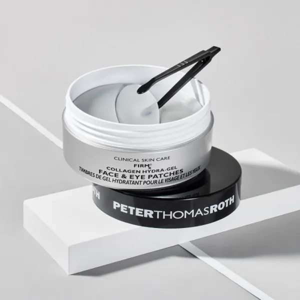 Peter Thomas Roth FIRMx Collagen Hydra-Gel Eye & Face Patches hydratačné gélové vankúšiky na tvár a očné okolie 90 ks
