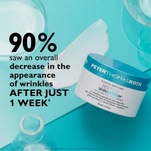 Peter Thomas Roth Peptide Skinjection™ Moisture Infusion Cream Refillable vyhladzujúci hydratačný krém s peptidmi plniteľný 50 ml