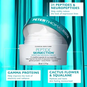 Peter Thomas Roth Peptide Skinjection™ Moisture Infusion Cream Refillable vyhladzujúci hydratačný krém s peptidmi plniteľný 50 ml