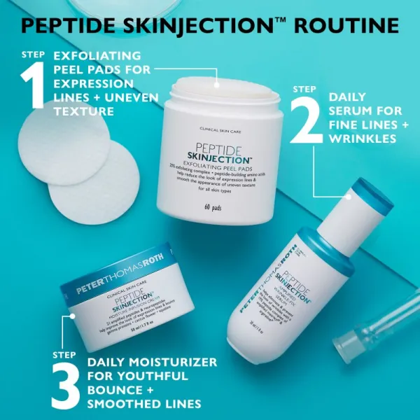 Peter Thomas Roth Peptide Skinjection™ Moisture Infusion Cream Refillable vyhladzujúci hydratačný krém s peptidmi plniteľný 50 ml