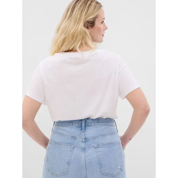 GAP ORGANIC Dámske tričko, biela, veľkosť