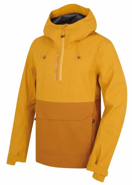 Husky  Nabbi M black/bordo, M Pánska outdoorová bunda