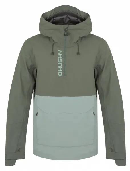 Husky  Nabbi M black/bordo, M Pánska outdoorová bunda