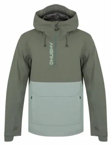 Husky  Nabbi M black/bordo, M Pánska outdoorová bunda