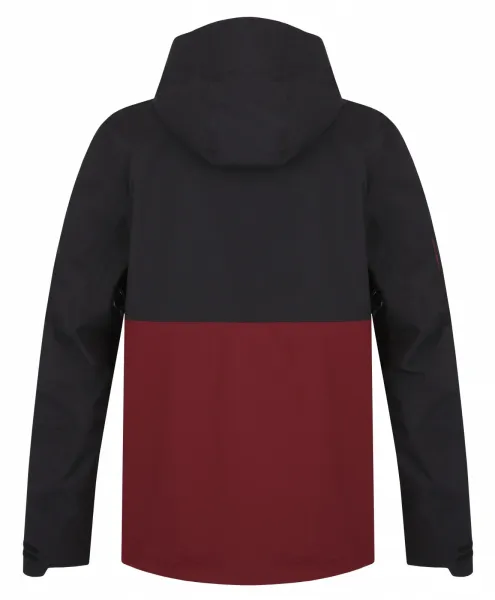 Husky  Nabbi M black/bordo, M Pánska outdoorová bunda
