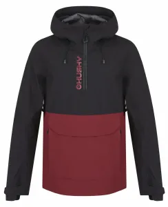 Husky  Nabbi M black/bordo, M Pánska outdoorová bunda