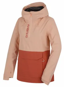 Husky  Nabbi L bordo/pink, S Dámska outdoorová bunda