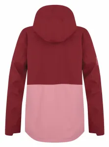Husky  Nabbi L bordo/pink, S Dámska outdoorová bunda