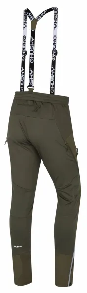 Husky  Kixees M dark khaki, S Pánske outdoorové nohavice