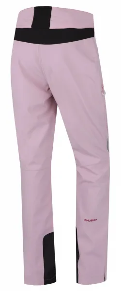 Husky  Keson L faded pink, S Dámske softshellové nohavice