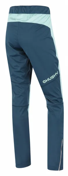 Husky  Kala L pink/blue, XL Dámske softshellové nohavice