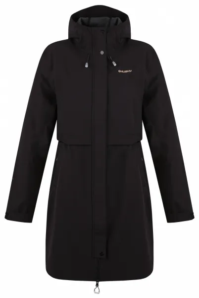 Husky  Sephie L black, XS Dámsky softshell kabát