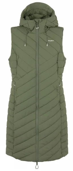 Husky  Napi L khaki, XS Dámska hardshell vesta
