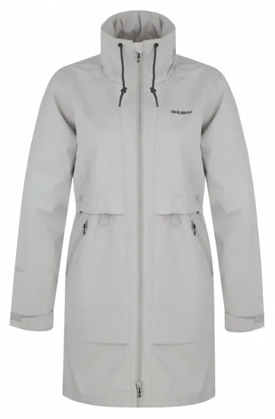 Husky  Nevr L lt. grey, XS Dámsky hardshell kabát