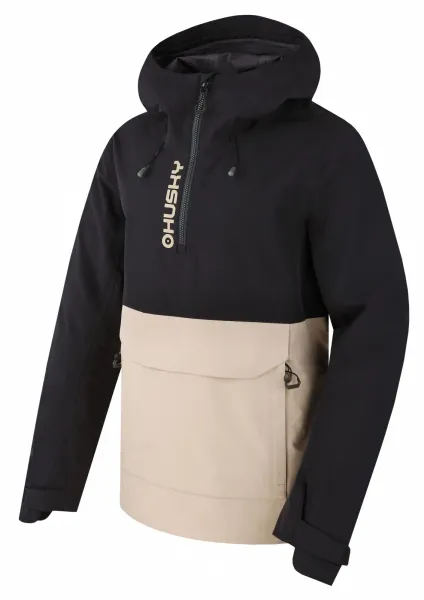 Husky  Nabbi M lt. grey/dk. grey, XL Pánska outdoorová bunda