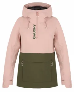 Husky  Nabbi L lt. pink/khaki, XS Dámska outdoorová bunda