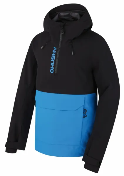 Husky  Nabbi M lt. grey/dk. grey, XL Pánska outdoorová bunda